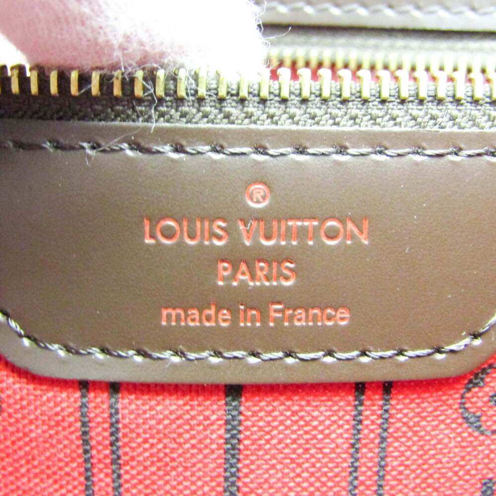 LOUIS VUITTON Authentic Brown Damier Neverfull MM Tote Bag - Picture 11 of 12